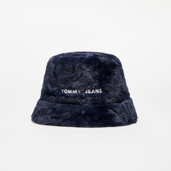 Klobouk TOMMY JEANS Academia Fur Rev Hat Blue