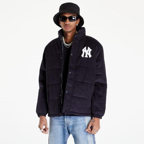 Bunda New Era Mlb Cord Puffer Jacket New York Yankees Navy/ White