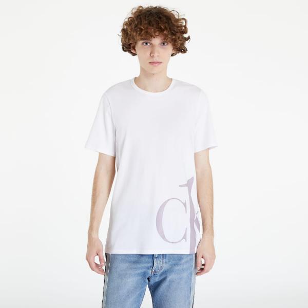 Tričko s krátkým rukávem Calvin Klein Ck1 Graphic Tees S/S Crew Neck White/ Nirvana Logo