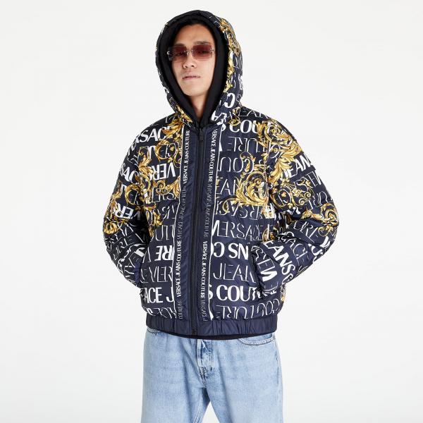 Versace Jeans Couture Revers Pr Placed Logo Jacket Black/ Gold