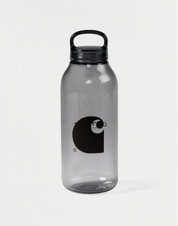 Carhartt WIP Logo Water Bottle Smoke