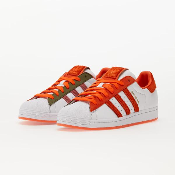 adidas Originals Superstar W Ftw White/ Semi Orange/ Focus Olive