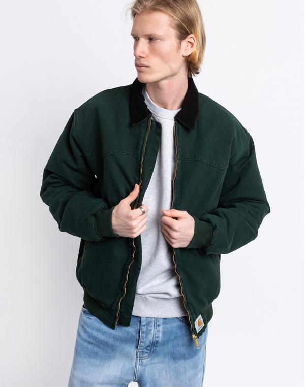 Carhartt WIP OG Santa Fe Jacket Dark Cedar / Black aged canvas S