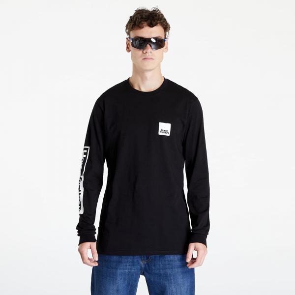 Tričko Horsefeathers Block Ls T-Shirt Black L