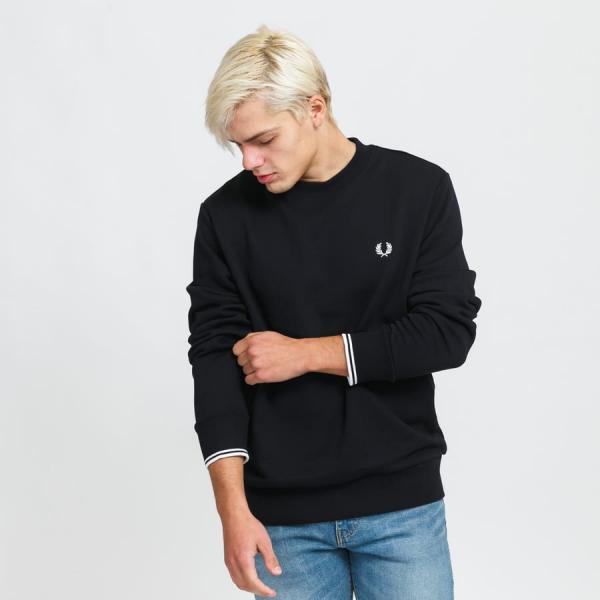 Mikina FRED PERRY Crewneck Sweatshirt Navy M
