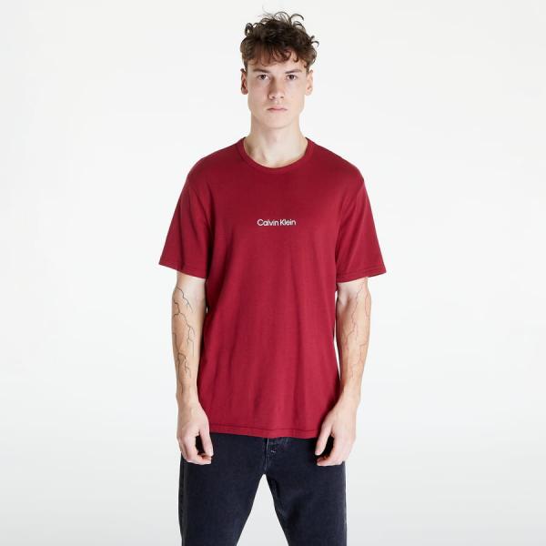 Tričko s krátkým rukávem Calvin Klein Modern Structure Lw S/S Crew Neck Red