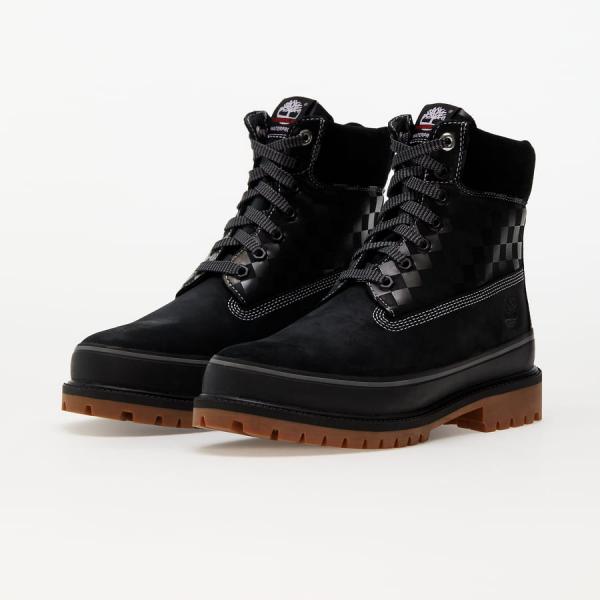Pánské zimní boty Timberland Timberland x Vans Heritage 6 in Waterproof Boot Black Nubuck Black Nubuck