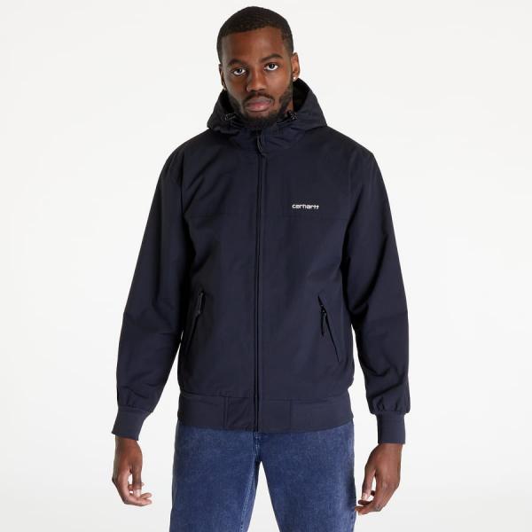 Podzimní bunda Carhartt WIP Hooded Sail Jacket černá