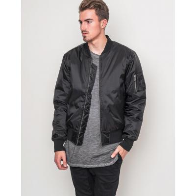 Urban Classics Basic Bomber Jacket Black
