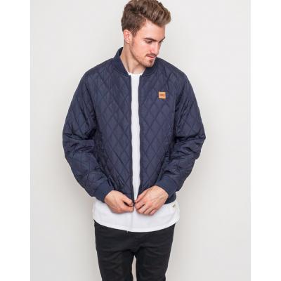 Bomber Urban Classics Diamond Quilt Nylon Navy