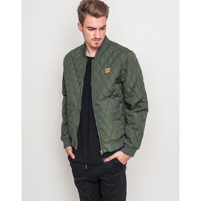 Bomber Urban Classics Diamond Quilt Nylon Olive