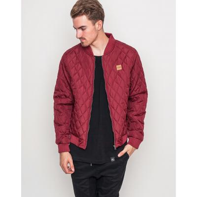 Bomber Urban Classics Diamond Quilt Nylon burgundy
