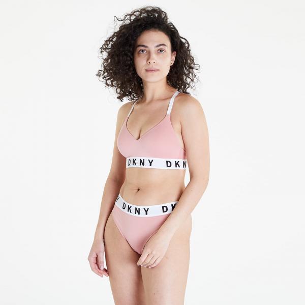 Kalhotky DKNY Intimates Cozy Boyfriend Thong Rouge Pink L