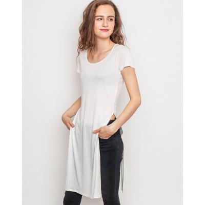 Jednobarevná Urban Classics Side Slit Off White
