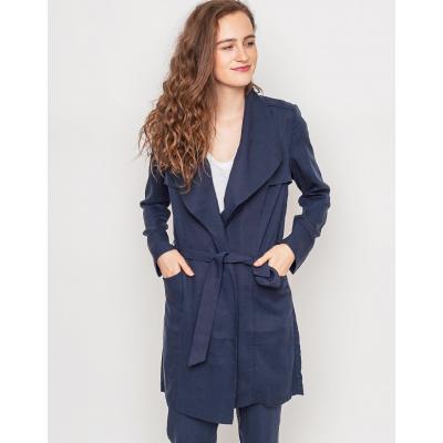 Kabát Re:draft Summer Trench Navy