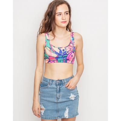 Top Adidas Originals The Farm Company Bra Top Multicolor