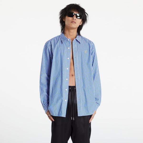 Daily Paper Mambo Ls Shirt Blue/ White Stripe