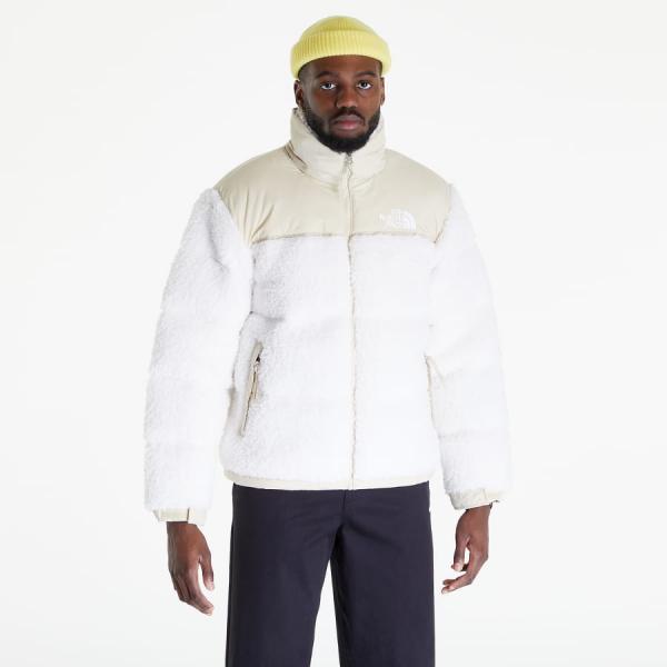 Pánská zimní bunda The North Face High Pile Nupste Jacket Gardenia White/ Gravel