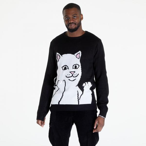 RIPNDIP Lord Nermal Flippy Sweater Black