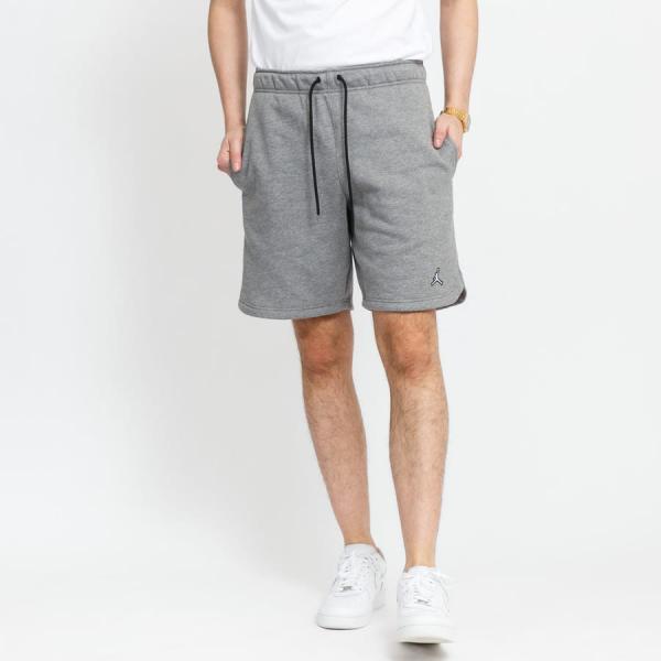 Teplákové kraťasy Jordan M J Ess Fleece Short melange šedé