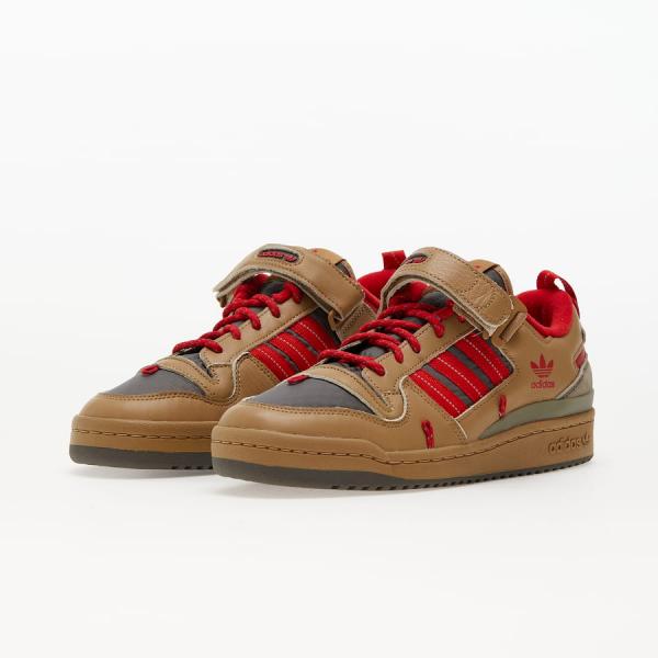 adidas Originals Forum 84 Camp Low Cardboard/ Scarlet/ Utility Grey