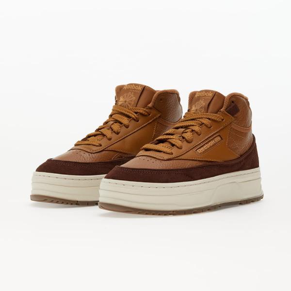 Dámské zimní boty Reebok Club C Geo Mid Wild Brown/ Brown/ True Beige