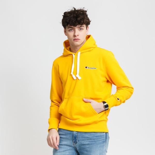 Mikina Champion Heavy Cotton Mini Logo Hoodie žlutá