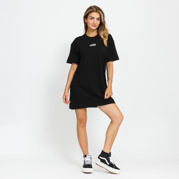 Tričko Vans Center Vee Tee Dress Black M