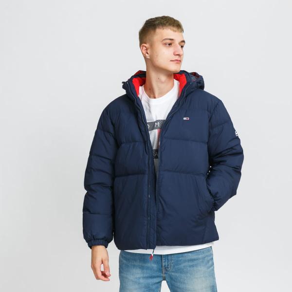 Pánská zimní bunda TOMMY JEANS M Essential Down Jacket Navy