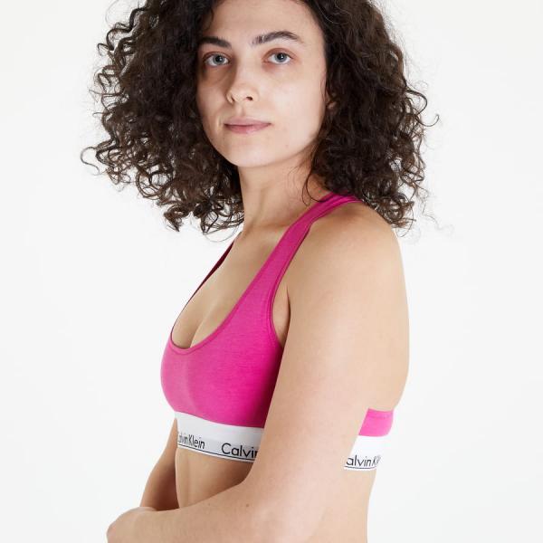Calvin Klein Modern Cotton Holiday Unlined Bralette Very Berry