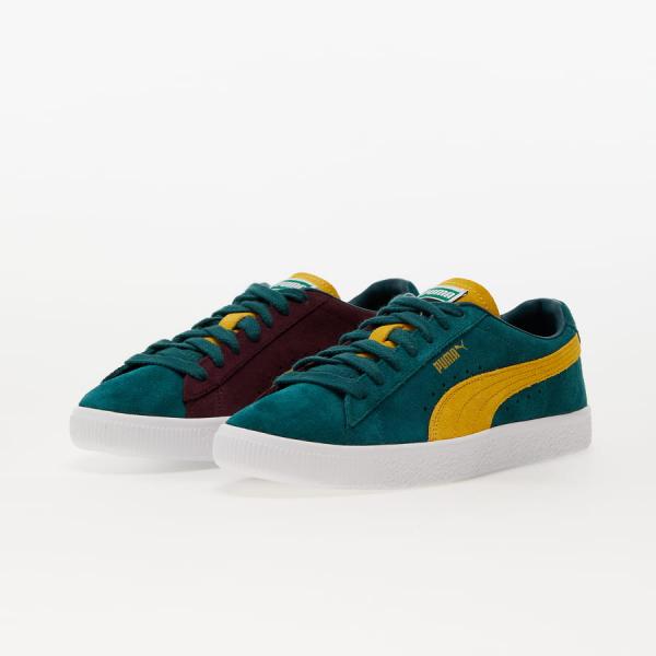 Puma Suede VTG Teams Varsity Green-Mustard Seed-Aubergine