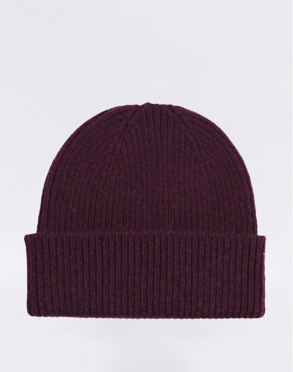 Colorful Standard Merino Wool Beanie Oxblood Red