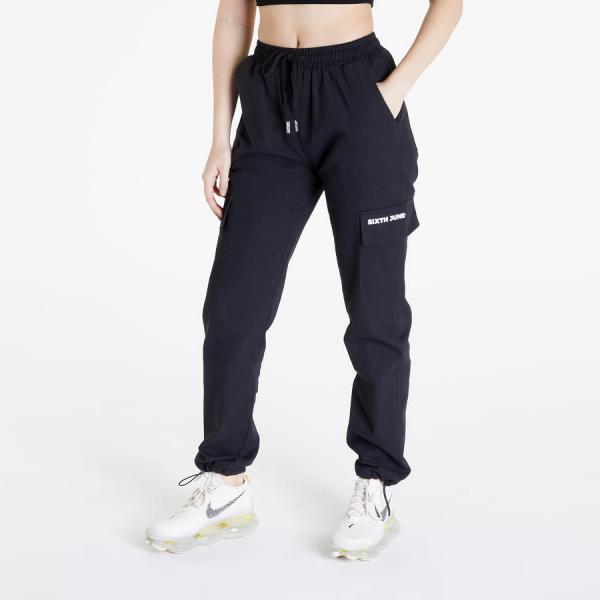 Kalhoty Sixth June Work Cargo Pants W/ Pockets Black M