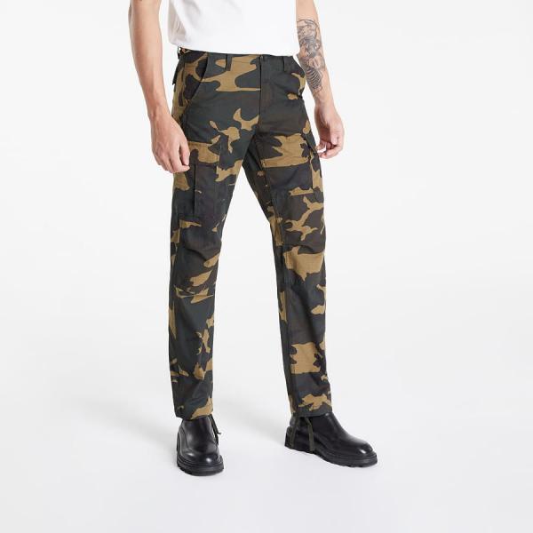 Kalhoty Carhartt WIP Aviation Pant Camo Laurel Rinsed