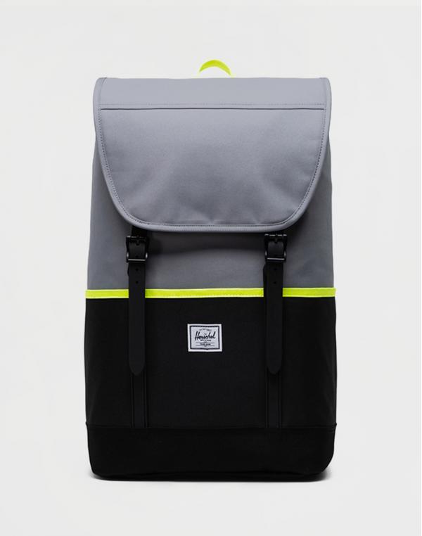 Batoh Herschel Supply Retreat Pro Grey/Black/Safety Yellow 22 l