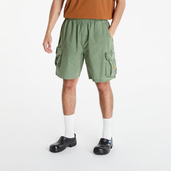 Šortky Carhartt WIP Berm Short Dollar Green Garment Dyed