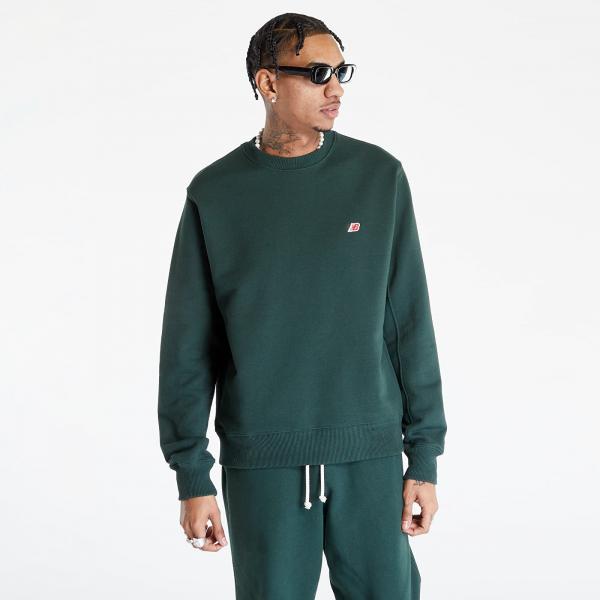 New Balance Made In USA Crew Sweatshirt Midnight Green
