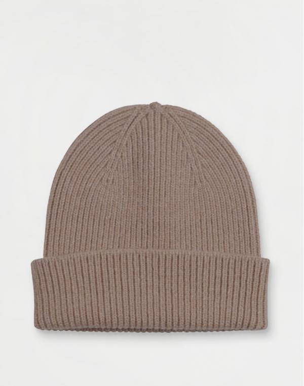 Colorful Standard Merino Wool Beanie Warm Taupe