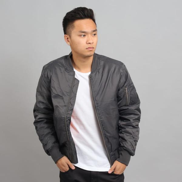 Bunda Urban Classics Basic Bomber Jacket Dark Grey S