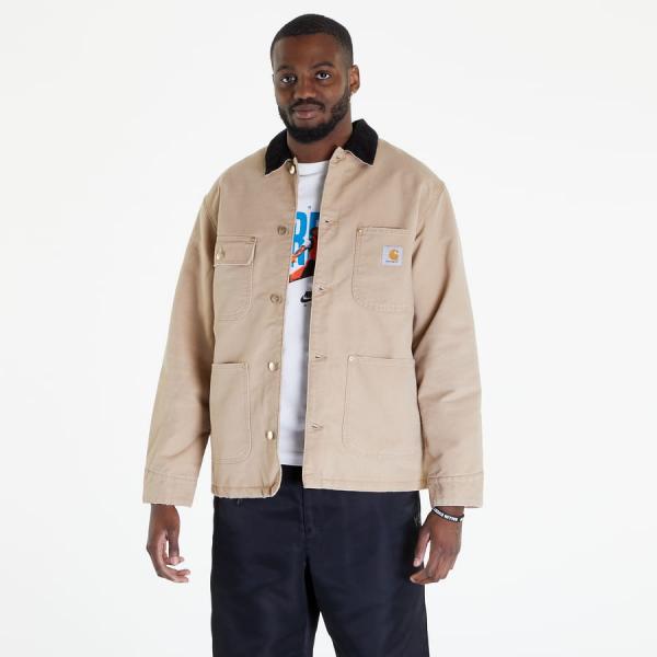 Bunda Carhartt WIP OG Chore Coat Dusty H Brown/ Black M