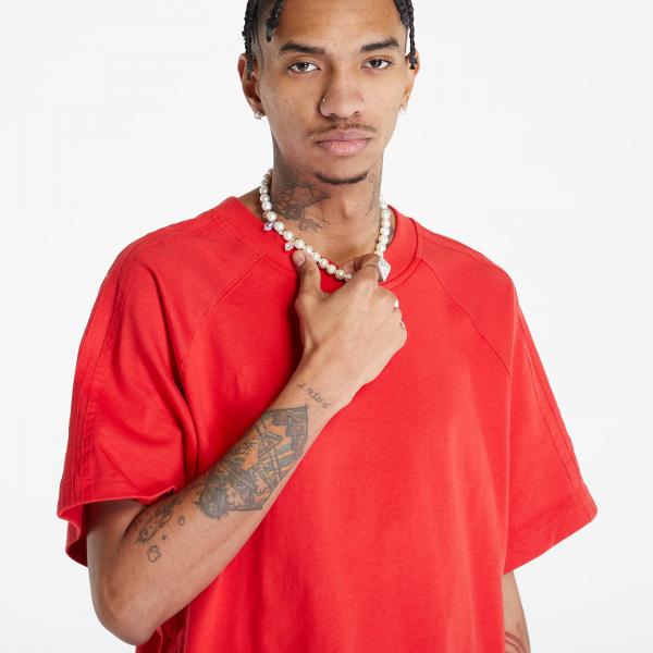 adidas Blue Version Essentials Tee Better Scarlet