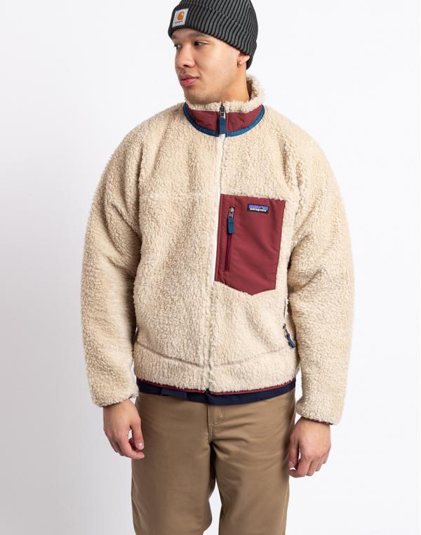 Patagonia M's Classic Retro-X Jacket Dark Natural w/Sequoia Red S