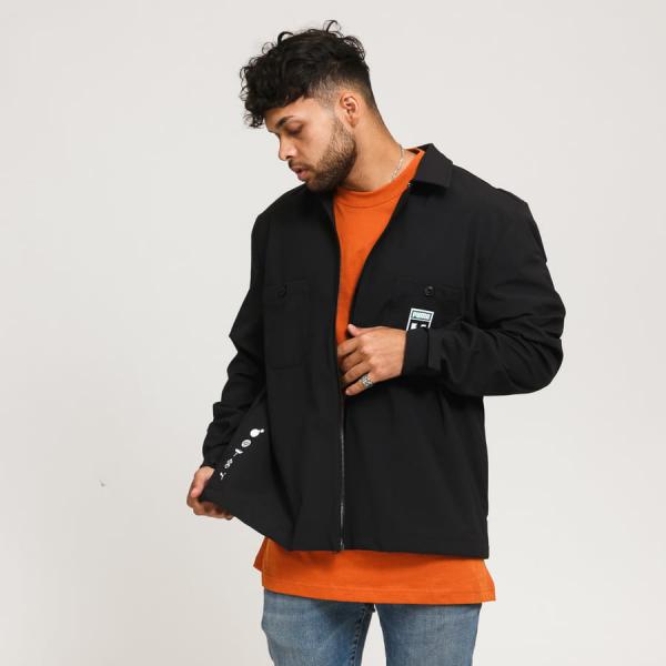 Větrovka Puma X The Hundreds Chore Jacket černá