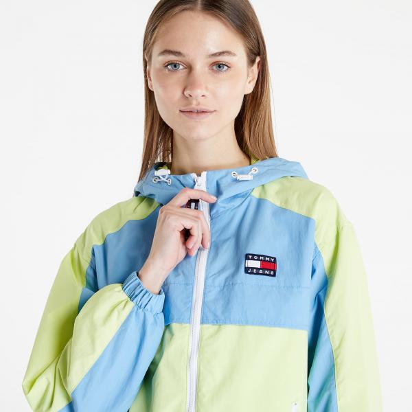 Bunda Tommy Jeans Chicago Colorblock Windbreaker Skysail/ Multi M