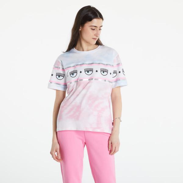 Chiara Ferragni Cotton Jersey Printed T-Shirt White