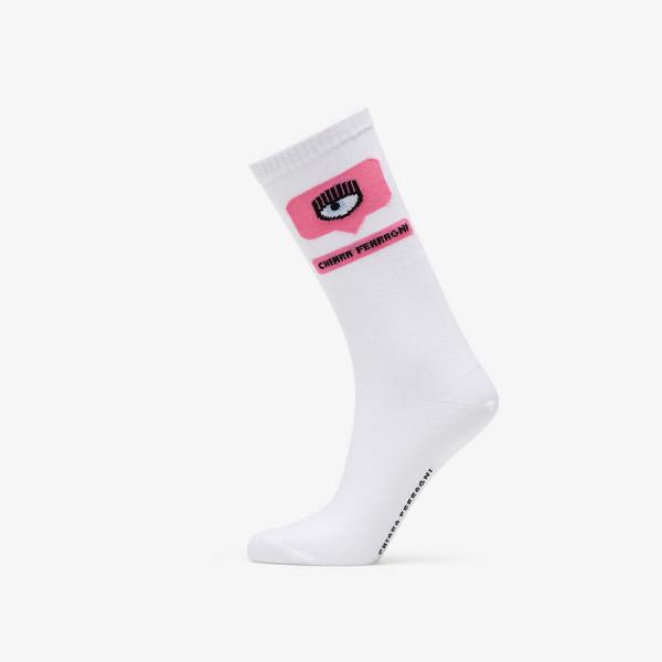 Chiara Ferragni Eyelike Sock White