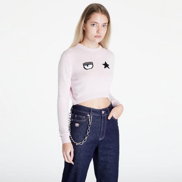 Svetr Chiara Ferragni Eyestar S. Knit Salmon L