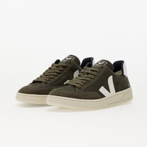 Veja V-12 B-Mesh Olive/ White