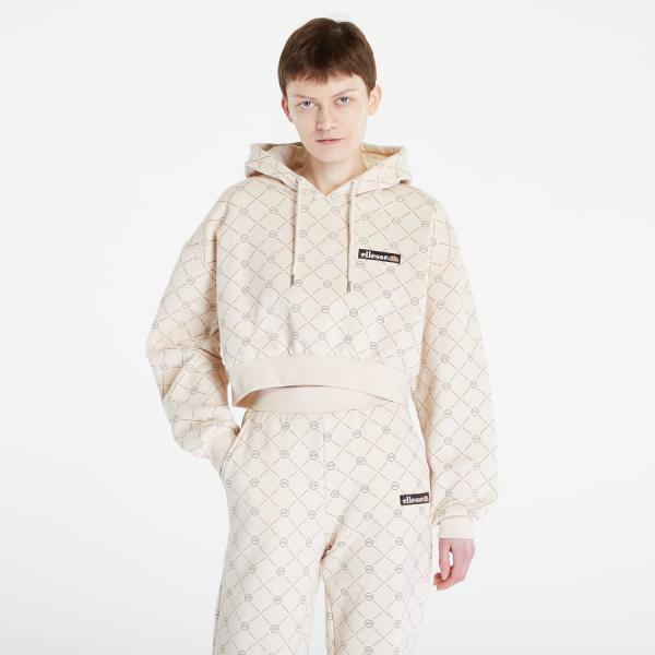 ellesse Marinell Crop Hoodie Beige