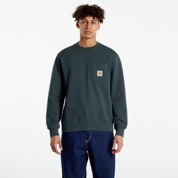 Mikina Carhartt WIP Pocket Sweat Hemlock Green